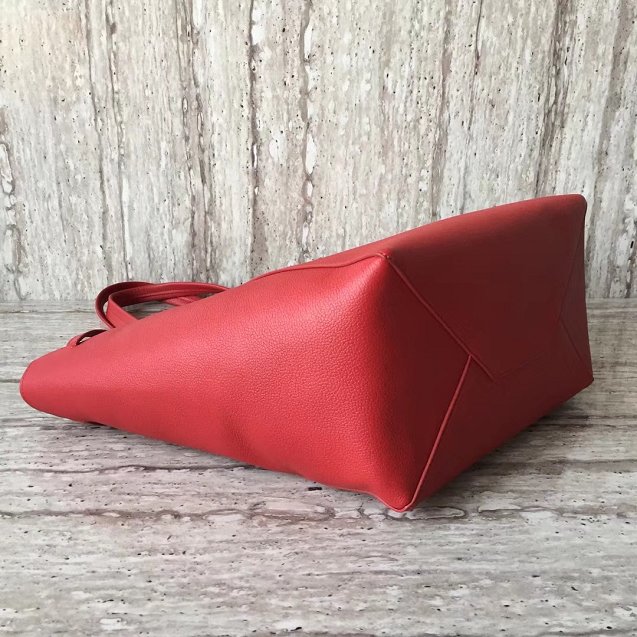 celine original calfskin cabas phantom bag 2208 red