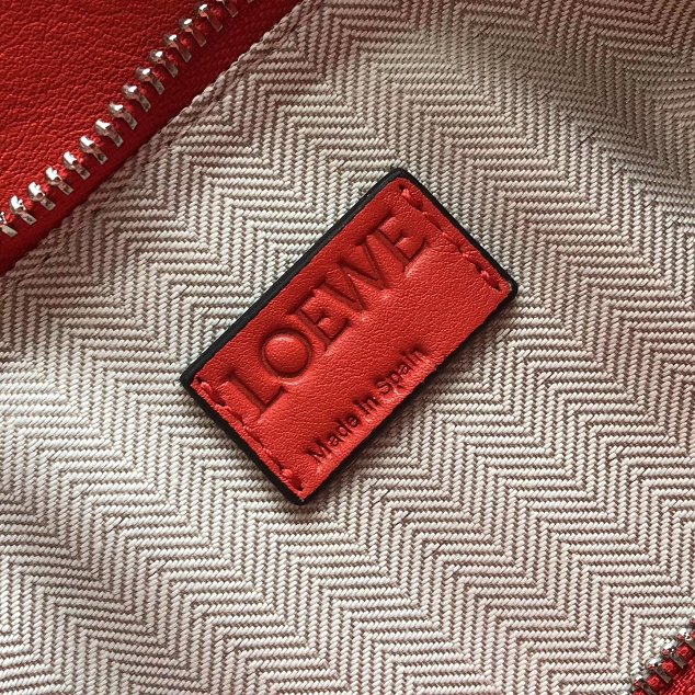 Loewe original calfskin puzzle bag 20155 red