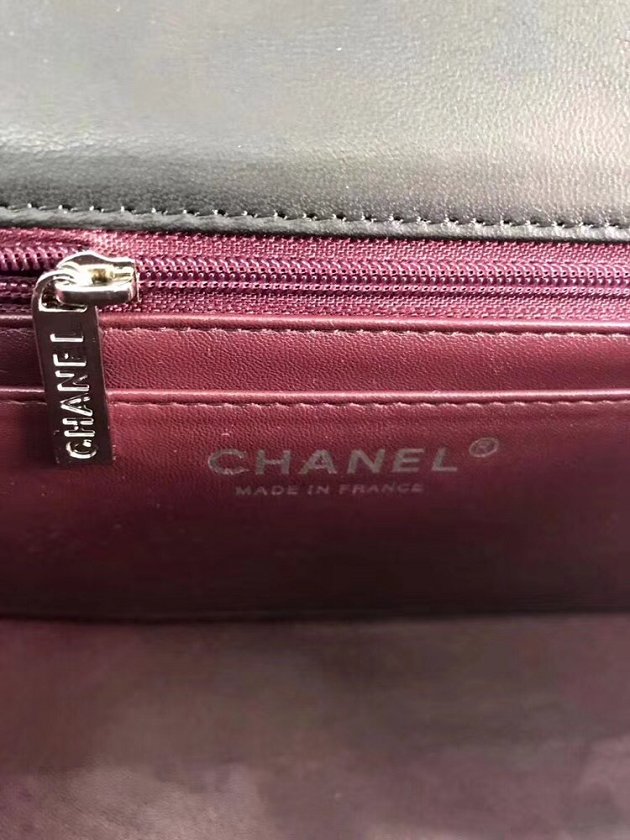 CC original lambskin leather mini flap bag A69900 black