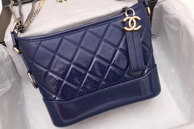 CC original calfskin gabrielle small hobo bag A91810 royal blue