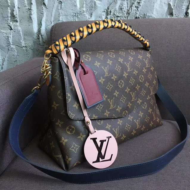 2019 louis vuitton original monogram beaubourg mm handbag m43953 yellow 