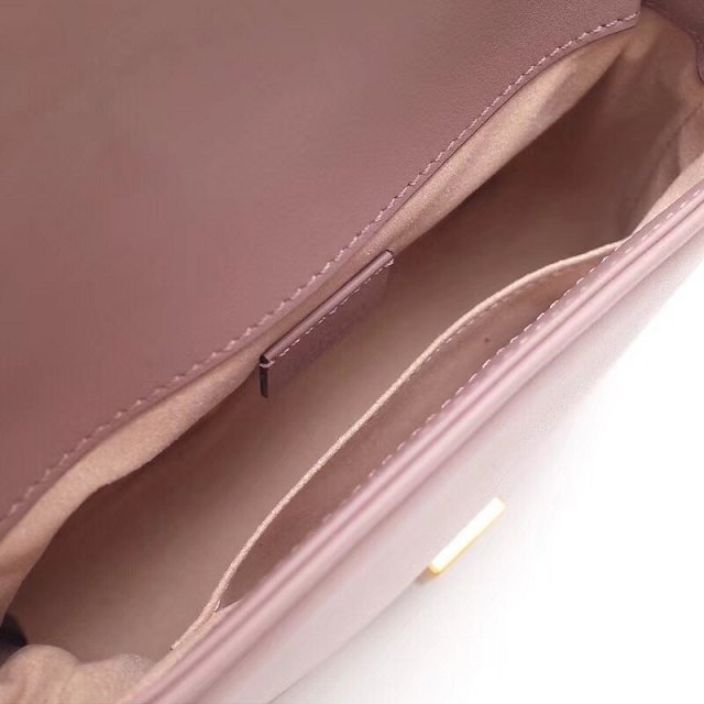 2019 GG marmont original calfskin mini top handle bag 547260 nude