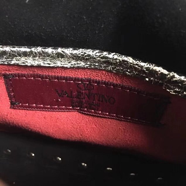 Valentino original lambskin rockstud small chain bag 0123 shiny gold