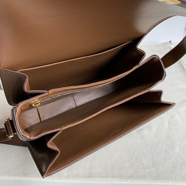 2019 Celine original calfskin medium triomphe bag 187363 caramel