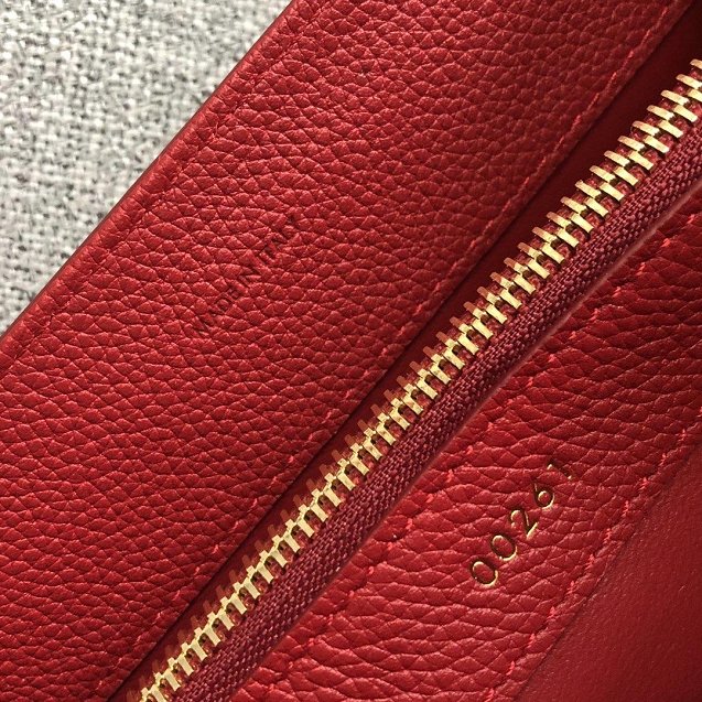 celine original grained calfskin small 16 bag 188003 red