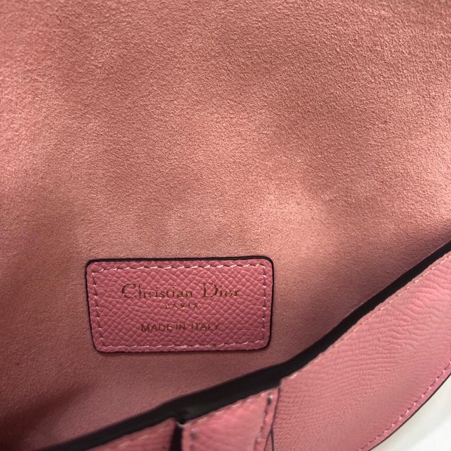2019 Dior original grained calfskin saddle belt bag S5632 black