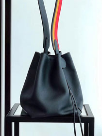 Hermes original evercolor calfskin licol bucket bag H50008 black