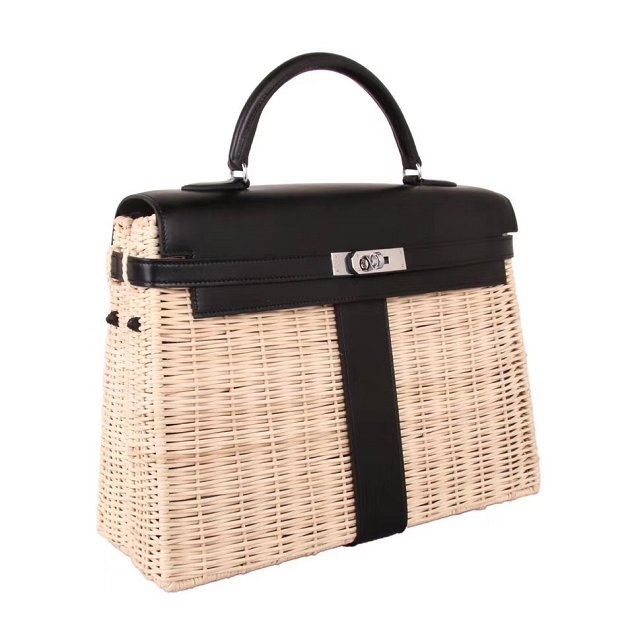 Hermes original picnic kelly 35 bag H50003 black