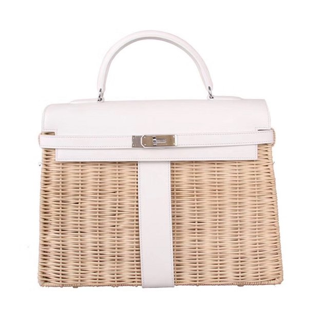 Hermes original picnic kelly 35 bag H50003 white