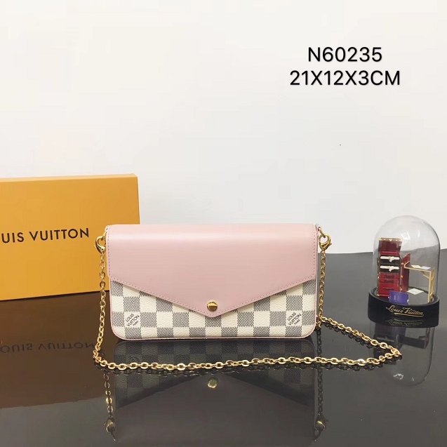 Louis vuitton original damier azur pochette felicie N60235