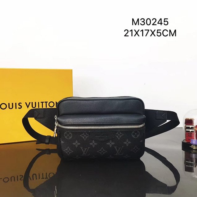 Louis vuitton original monogram outdoor bumbag M30245 black