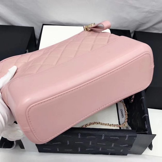 2019 CC original calfskin gabrielle hobo bag A93824 light pink