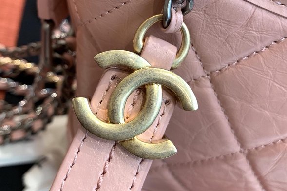 2019 CC original calfskin gabrielle small hobo bag A91810 light pink