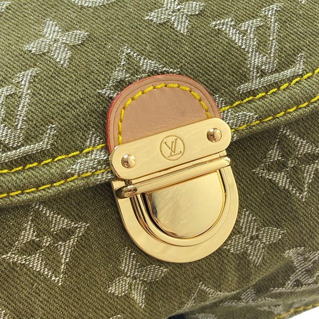 2020 Louis vuitton original denim handbag M44471 green