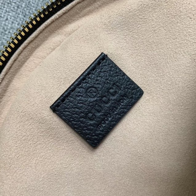 2019 GG original calfskin ophidia mini round shoulder bag 550618 black