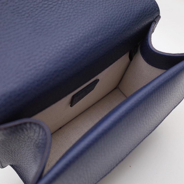 GG original leather dionysus mini shoulder bag 421970 royal blue