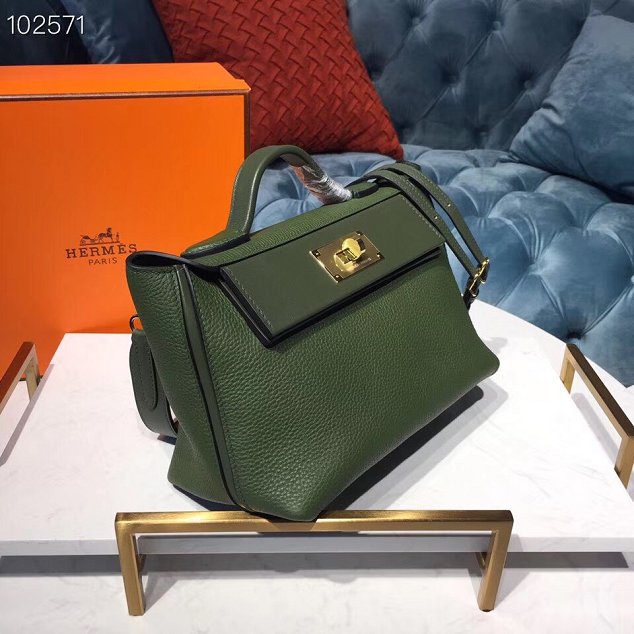 Hermes togo leather kelly 2424 bag H03699 khaki