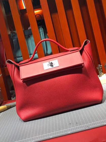Hermes original togo leather kelly 2424 bag H03699 red