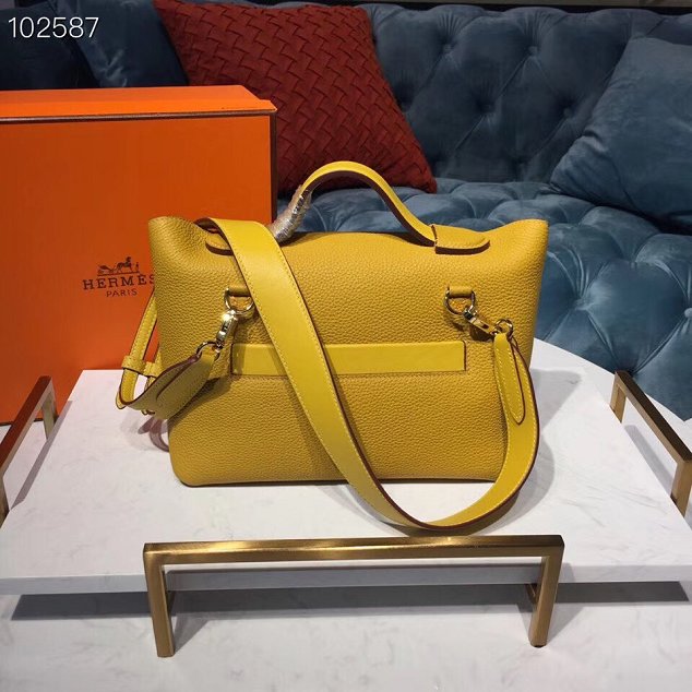 Hermes togo leather kelly 2424 bag H03699 yellow