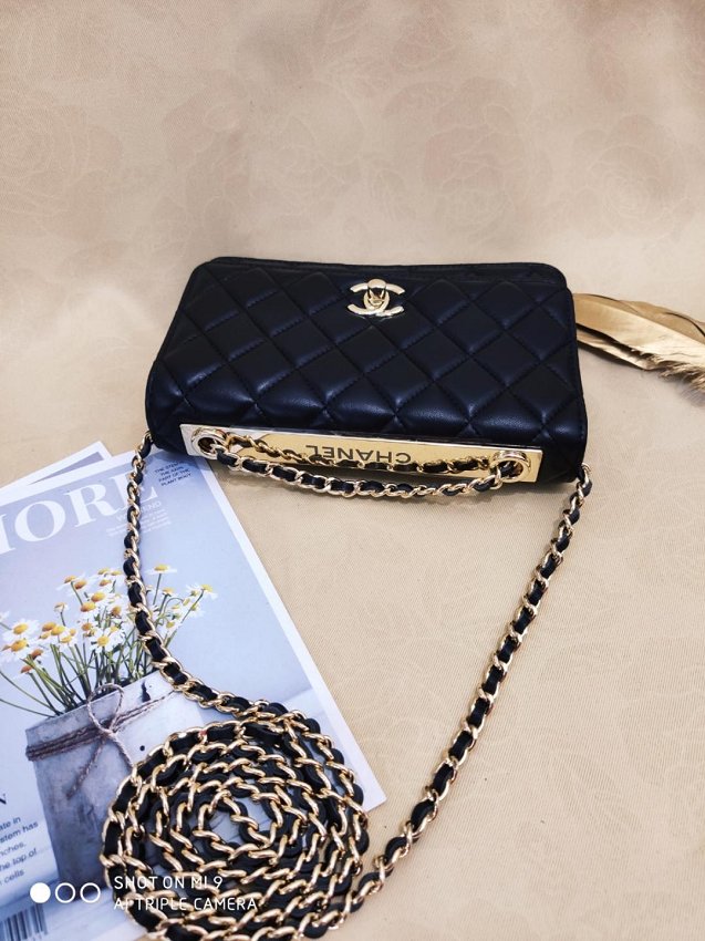 CC original lambskin woc chain bag 80982 black