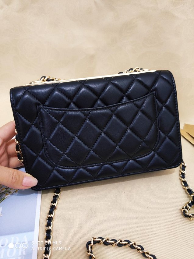 CC original lambskin woc chain bag 80982 black