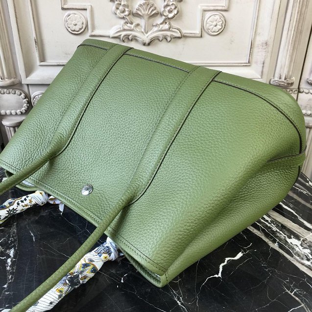 Hermes calfskin large garden party 36 bag G360 vert veronese