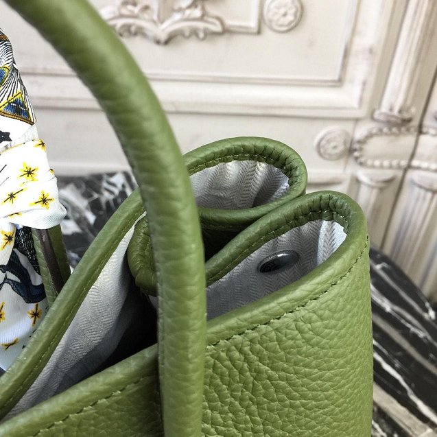 Hermes calfskin large garden party 36 bag G360 olive