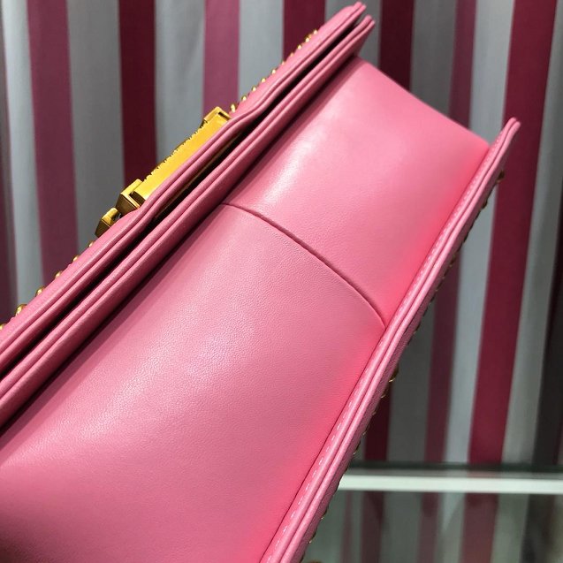 CC original stingray skin boy handbag A94804 pink