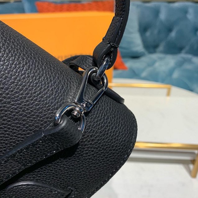 louis vuitton original calfskin lockme ever BB handbag M53937 black