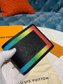 Louis vuitton taiga leather wallet M30952 black