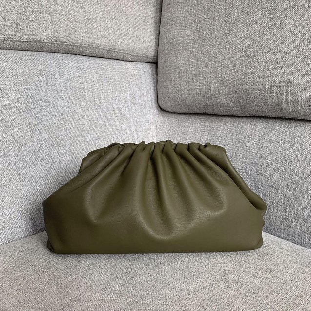 2019 BV original calfskin large pouch 576227 khaki