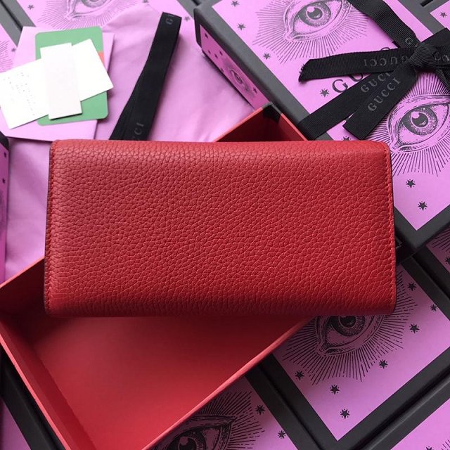 GG calfskin wallet 400586 red