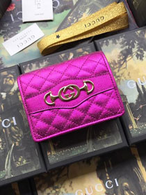 GG calfskin wallet 536353 pink