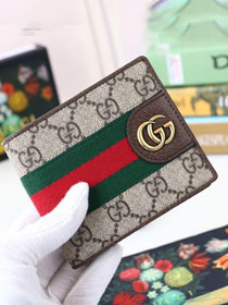 GG canvas wallet 557702 coffee