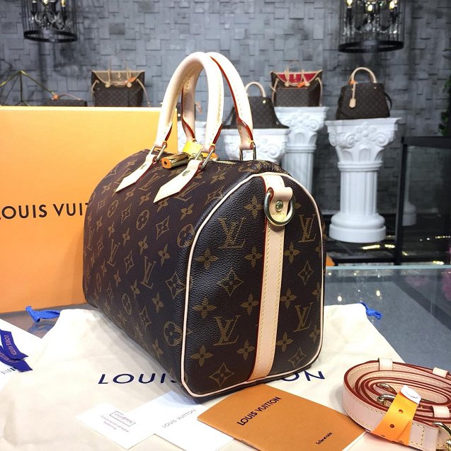 Louis vuitton original handmade monogram canvas speedy 25 M41113