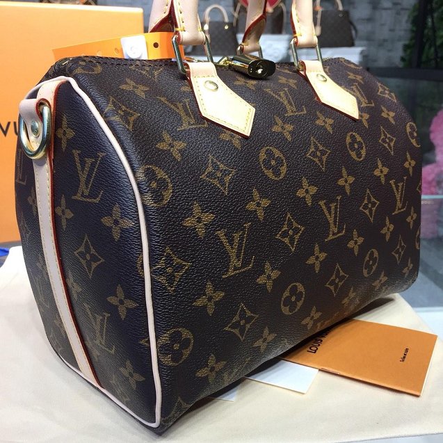 Louis vuitton original handmade monogram canvas speedy 25 M41113