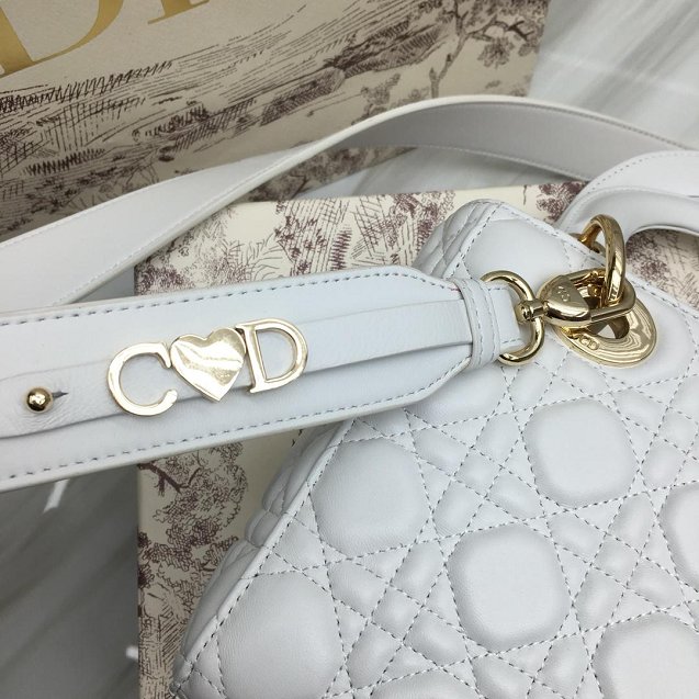 Dior original lambskin my ABCdior bag M0538 white