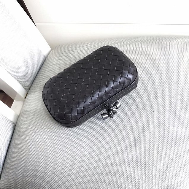 BV original lambskin knot clutch 113085 black