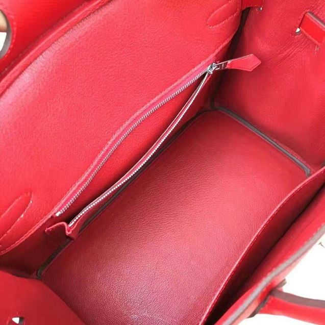 Hermes original epsom leather birkin 30 bag H30-3 red