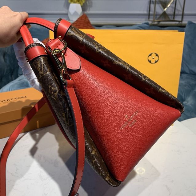 2020 louis vuitton original monogram soufflot handbag mm m44816 red