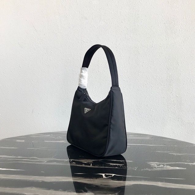 Prada original nylon mini hobo bag MV519 black