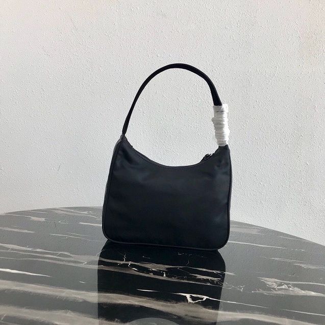 Prada original nylon mini hobo bag MV519 black