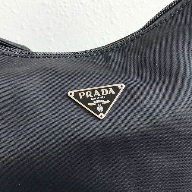 Prada original nylon mini hobo bag MV519 black