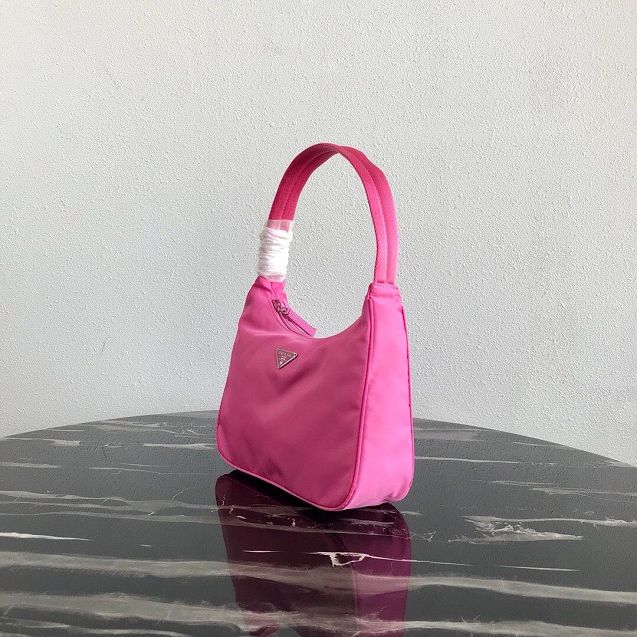 Prada original nylon mini hobo bag MV519 pink