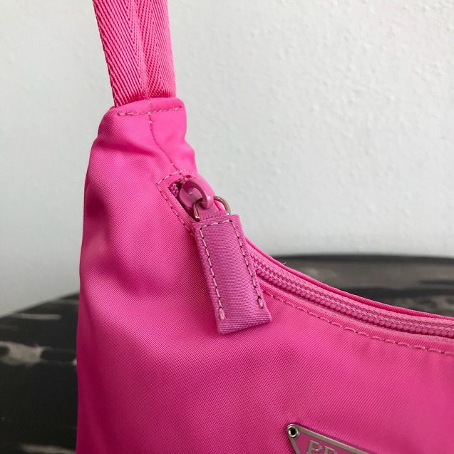 Prada original nylon mini hobo bag MV519 pink