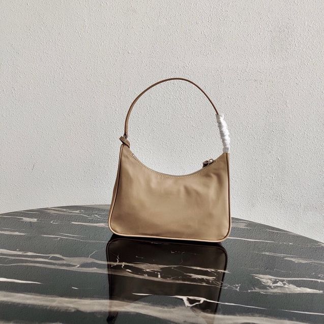 Prada original nylon re-edition 2005 mini bag 1NE204 apricot