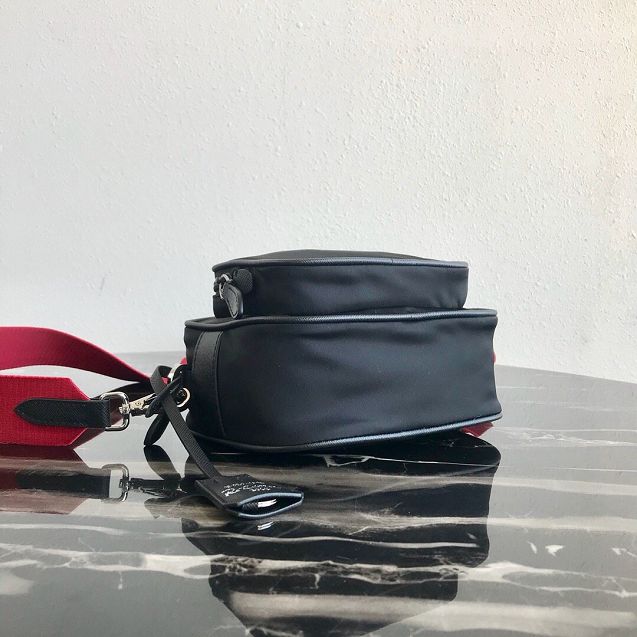 Prada original nylon shoulder bag 1BH205 black