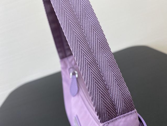 Prada re-edition 2000 nylon mini bag 1NE515 light purple
