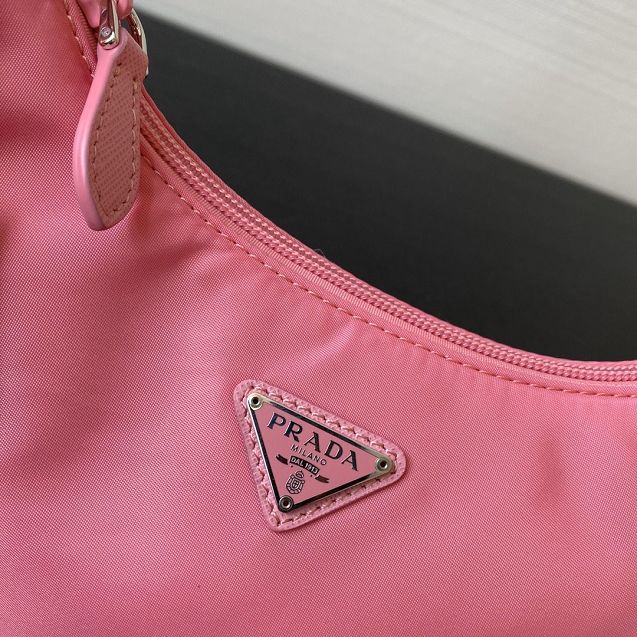 Prada re-edition 2000 nylon mini bag 1NE515 pink