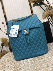 CC original lambskin large backpack A91122 turquoise